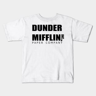 The office - dunder mifflin logo - tv show Kids T-Shirt